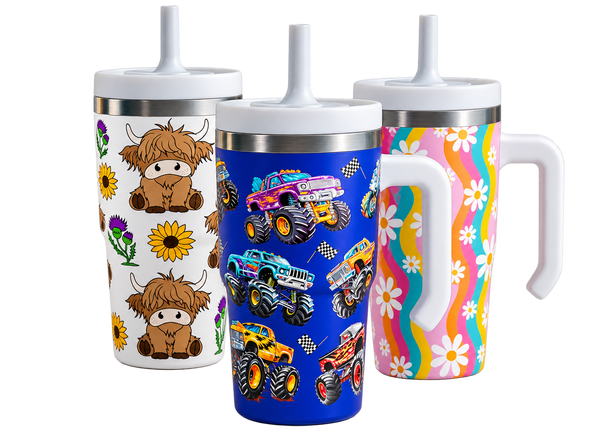 KID'S SPILL-PROOF 20oz CREWCUPS