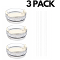Original Lids & Straws For Hot & Cold Drinks (3 Pack)