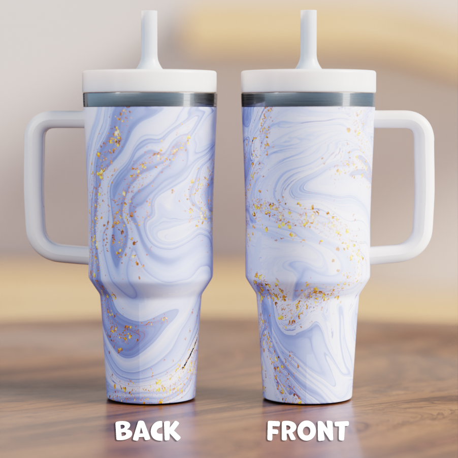 Agate Blue Spill Proof Adult CREWCUP 40oz