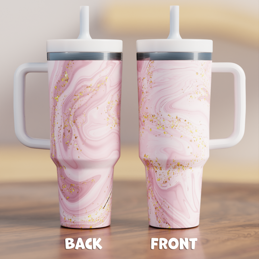 Agate Pink Spill Proof Adult CREWCUP 40oz