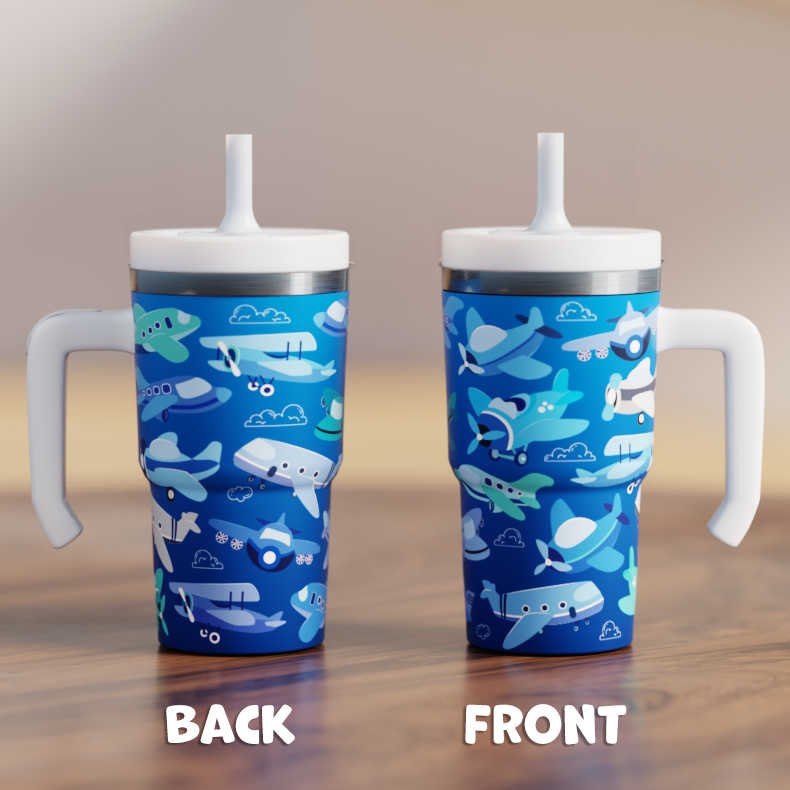 Airplanes Spill Proof Kids CREWCUP 20oz