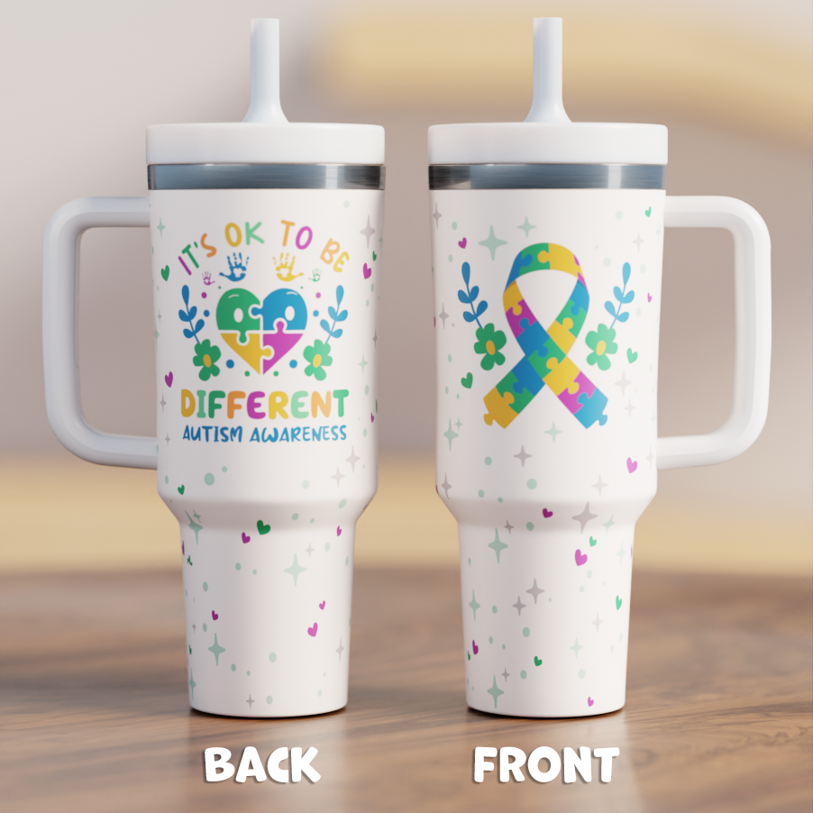 Autism Awareness Spill Proof CREWCUP 40oz