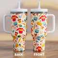 Autumn Vibes Spill Proof Adult CREWCUP 40oz