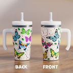 Butterfly Spill Proof Kids CREWCUP 20oz