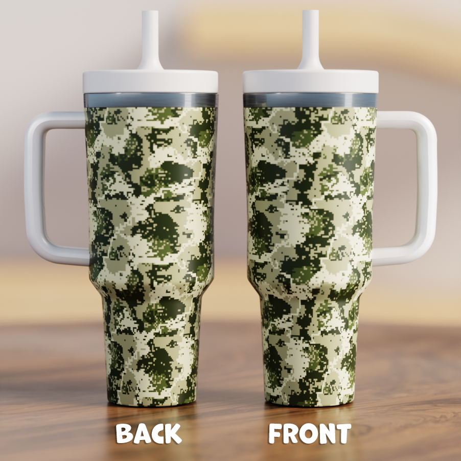 Camo Pixel Spill Proof Adult CREWCUP 40oz – The Mum Crew