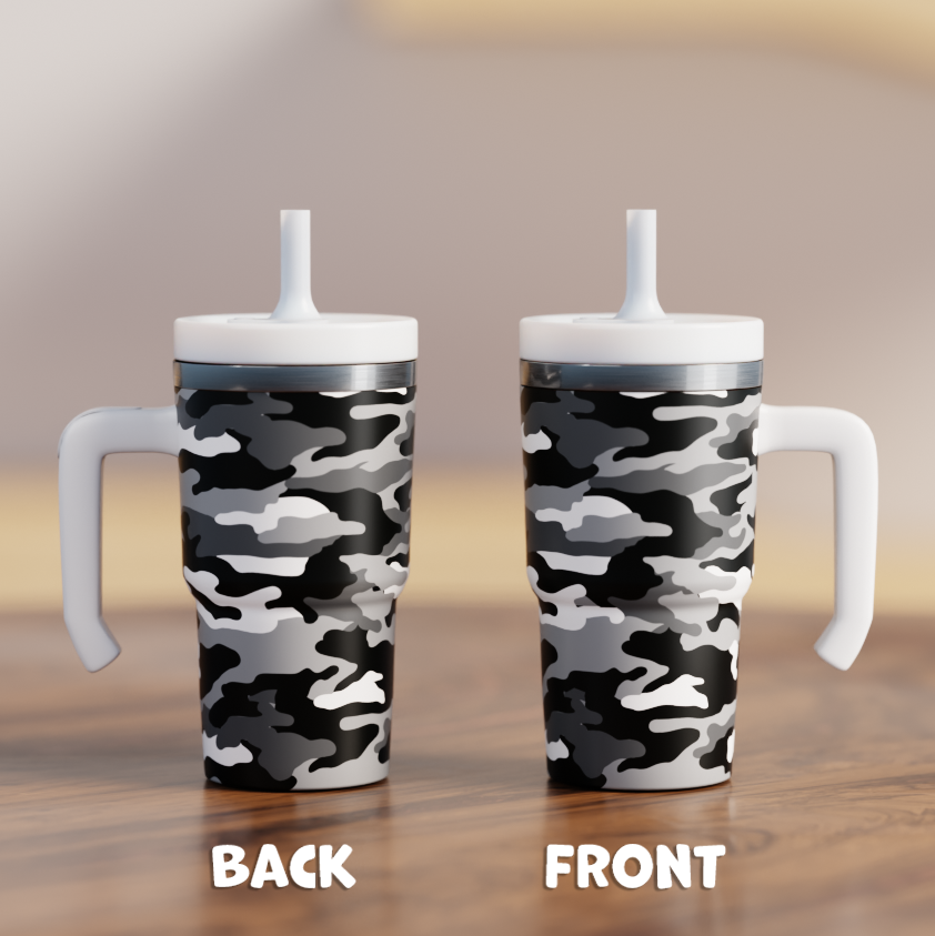 Camo Snow Spill Proof Kids CREWCUP 20oz