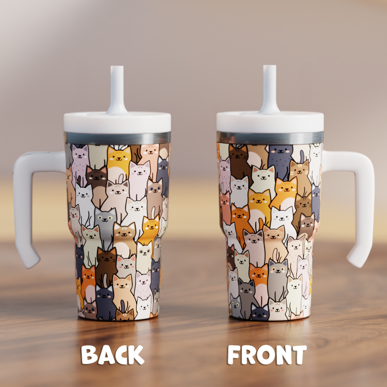 Cat Spill Proof Kids CREWCUP 20oz