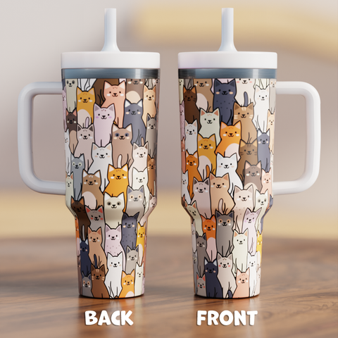 Cat Spill Proof Adult CREWCUP 40oz