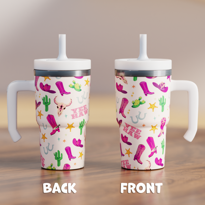 Cowgirl Spill Proof Kids CREWCUP 20oz