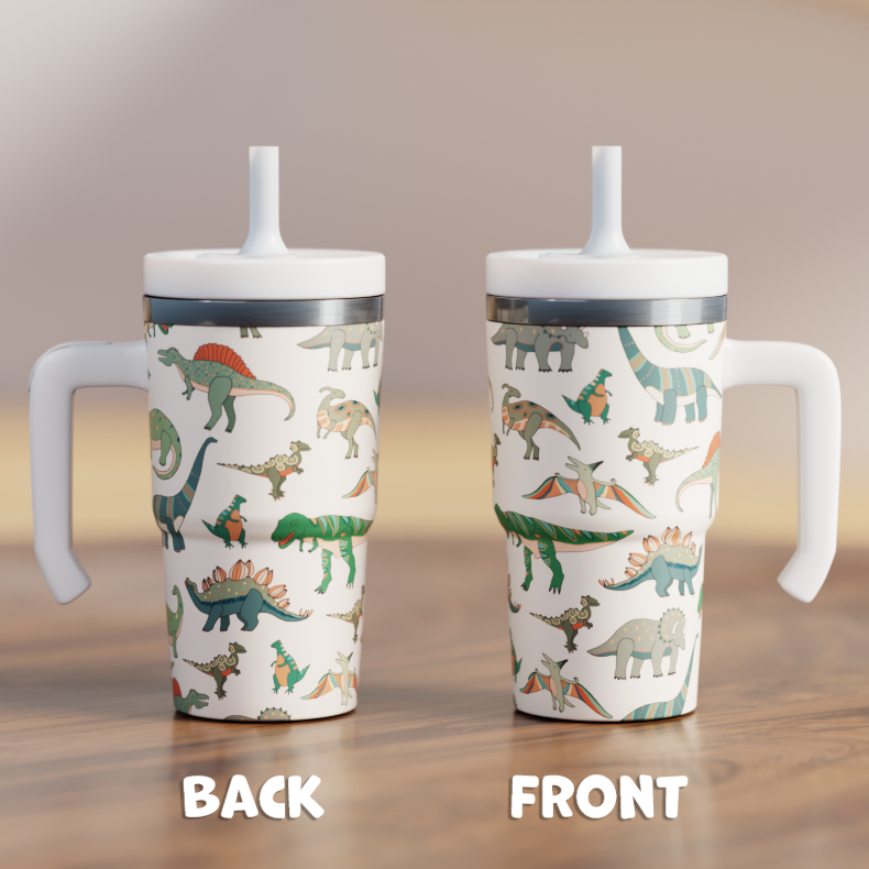 DINOSAURS 1 Spill Proof Kids CREWCUP 20oz