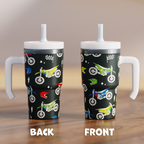 Dirt Bike Spill Proof Kids CREWCUP 20oz
