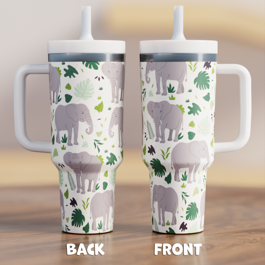Elephant Spill Proof Adult CREWCUP 40oz