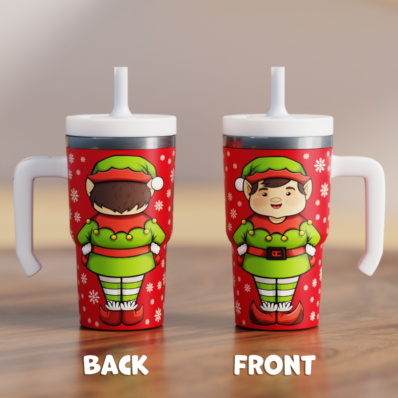 Boy Elf Spill Proof Kids CREWCUP 20oz