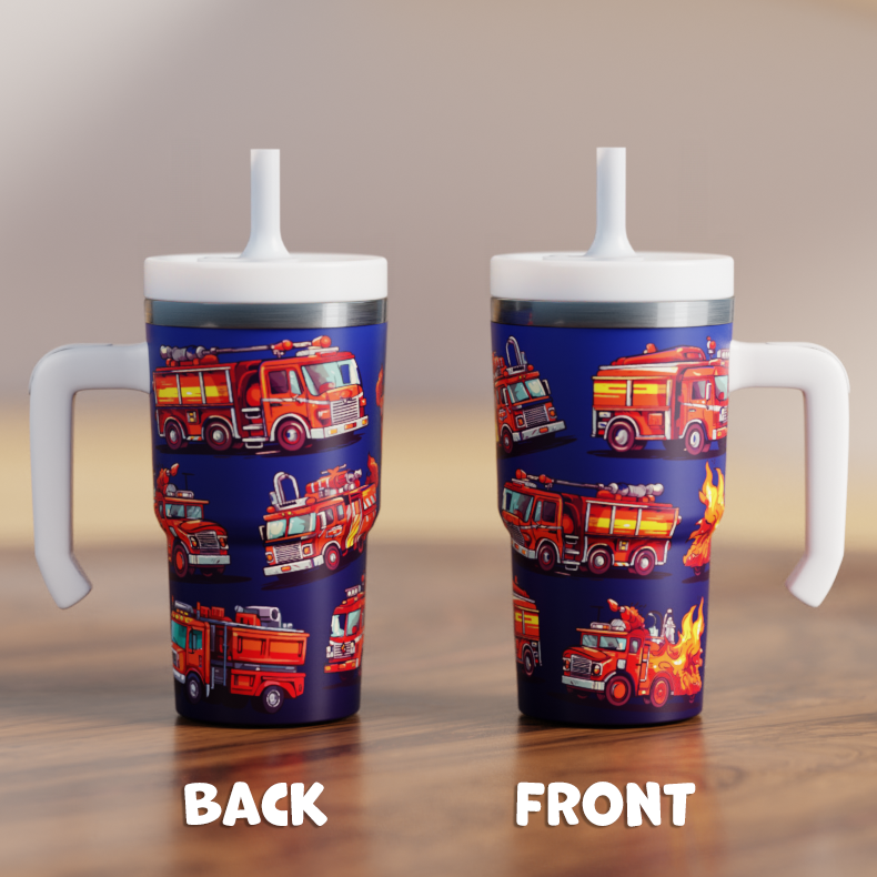 Firetruck Spill Proof Kids CREWCUP 20oz