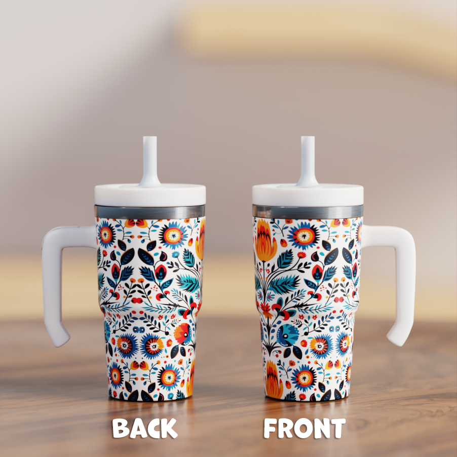 Folk Art Spill Proof Kids CREWCUP 20oz