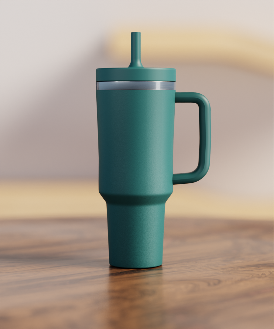 Forest Green Spill Proof Adult CREWCUP 40oz