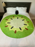 Double-Sided Watermelon / Kiwi Blanket