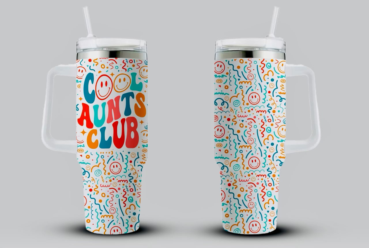 Brand New "Cool Aunts Club" Adult CREWCUP 40oz