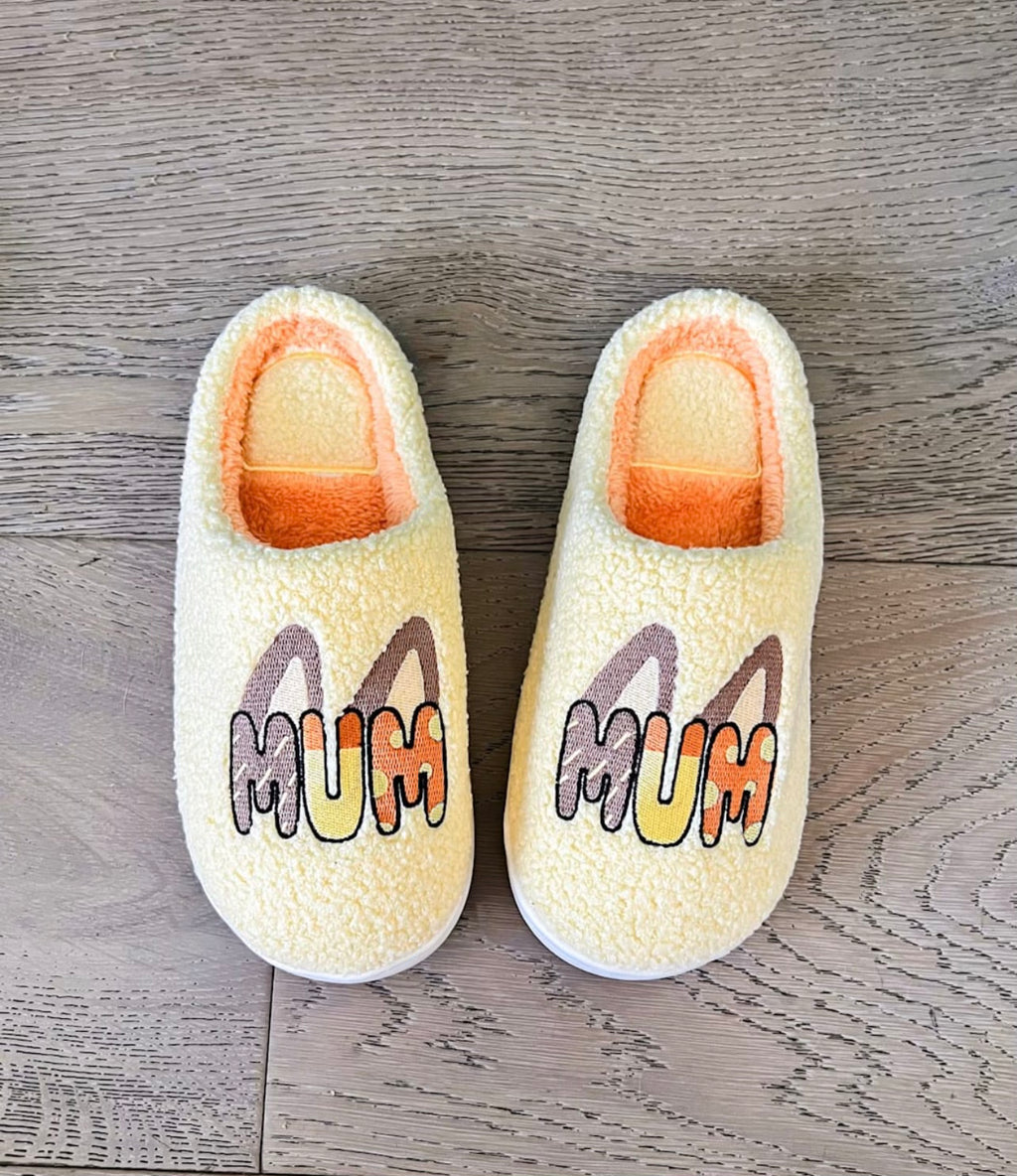 "MUM" Cozy Slippers