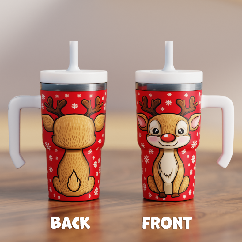 Reindeer Spill Proof Kids CREWCUP 20oz