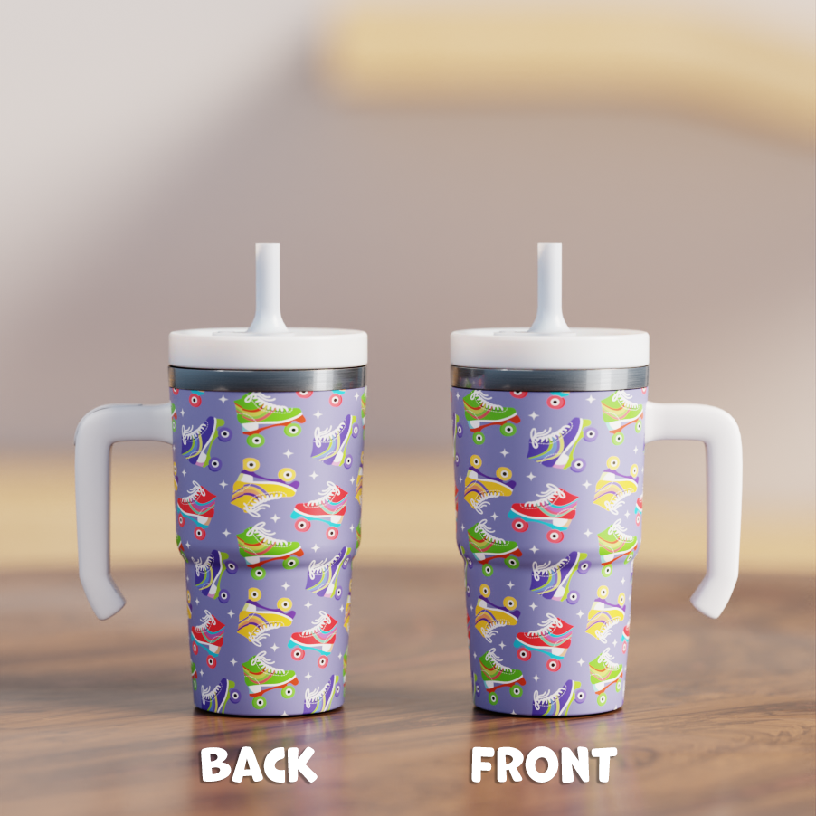 Roller Skating Spill Proof Kids CREWCUP 20oz