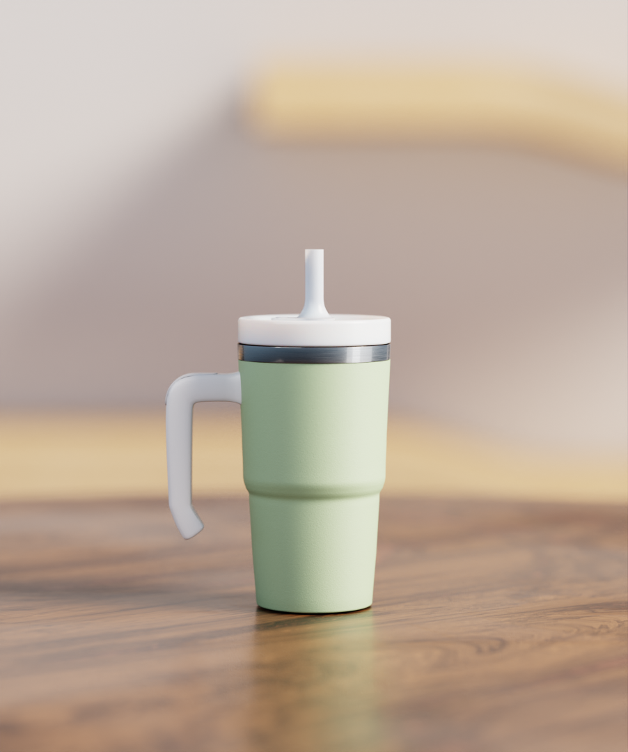 Sage Green Spill Proof Kids CREWCUP 20oz