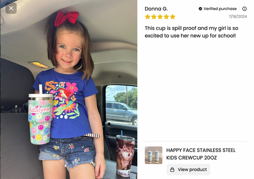 BONUS Kids Spill Proof Lids (3-pack)