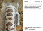 Highland Cow Spill Proof Kids CREWCUP 20oz