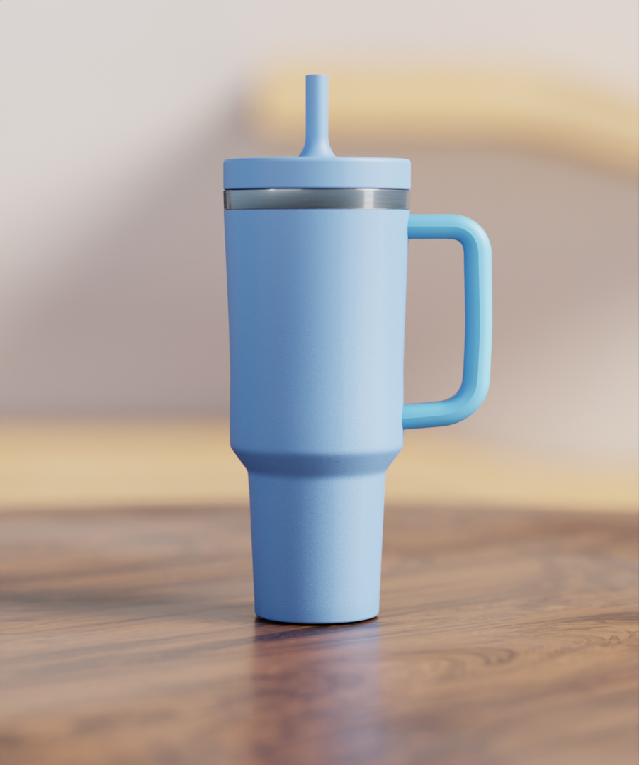 Sky Blue Spill Proof Adult CREWCUP 40oz