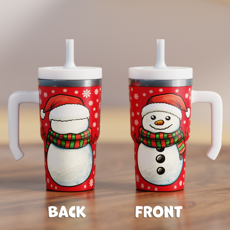 Snowman Spill Proof Kids CREWCUP 20oz