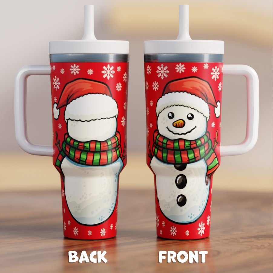 Snowman Spill Proof Adult CREWCUP 40oz