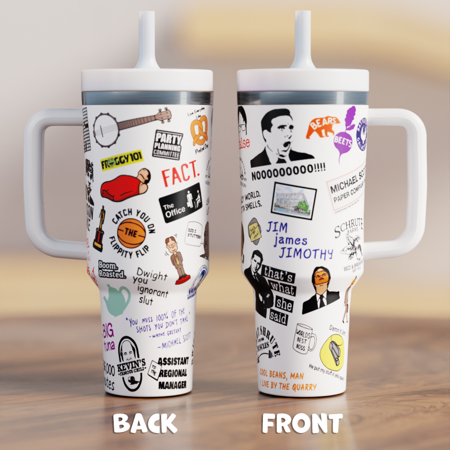 Michael Scott Paper Company Spill Proof Adult 40oz CREWCUP