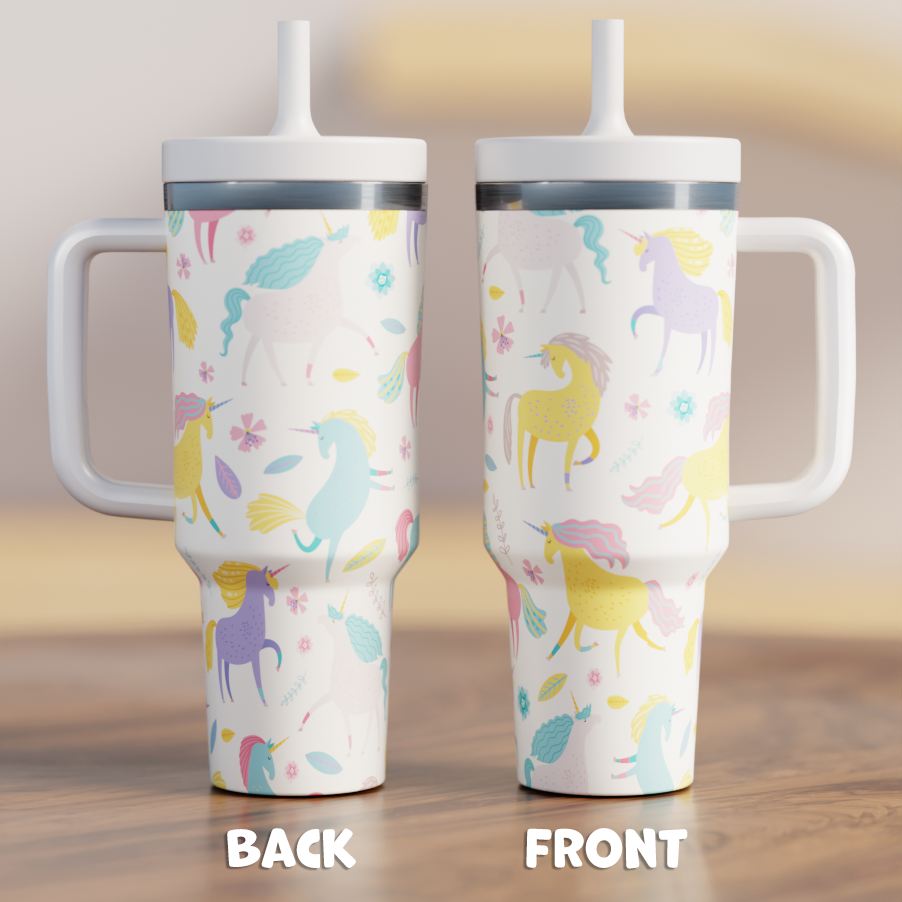 UNICORNS 3 Spill Proof Adult CREWCUP 40oz