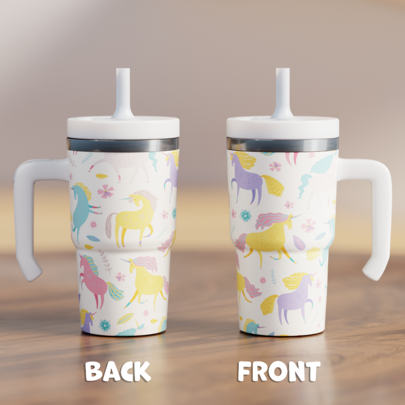 UNICORNS 3 Spill Proof Kids CREWCUP 20oz