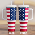 American Flag Spill Proof CREWCUP 40oz