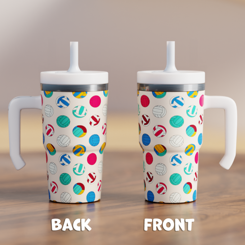 Volleyball Spill Proof Kids CREWCUP 20oz