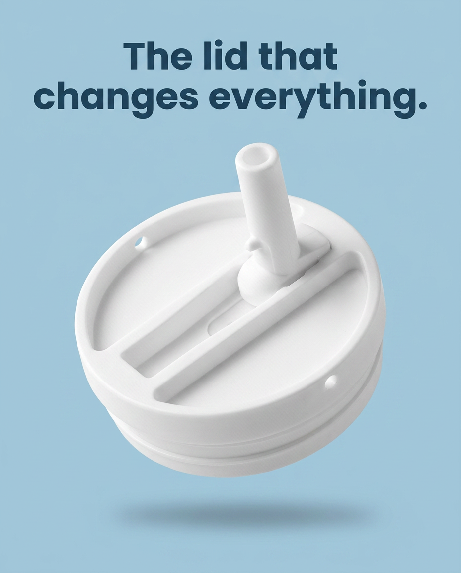 Spill Proof 20oz Charm Lid + FREE Charm