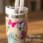 Crewcup Charms, 11 Designs to Choose From (Fits Crewcup Charm Lids and Bucket Handle Crewcups))