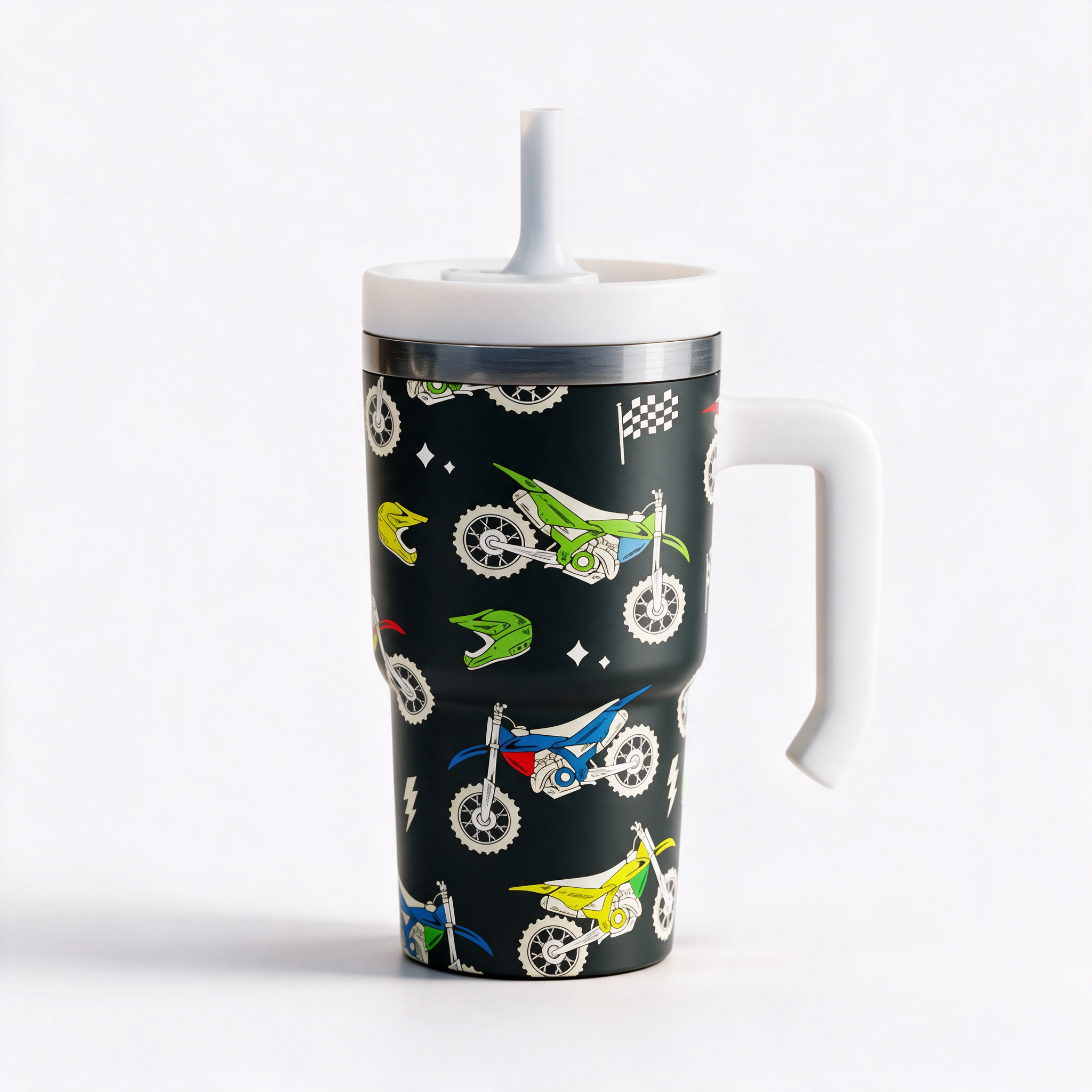 Dirt Bike Spill Proof Kids CREWCUP 20oz