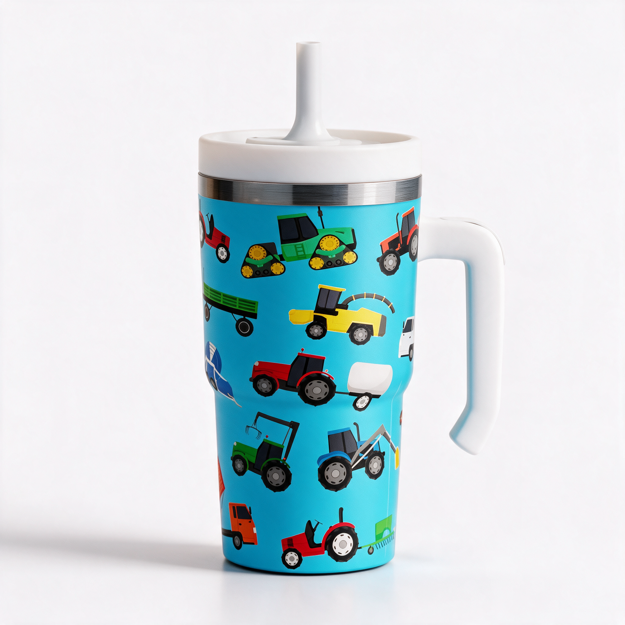 Farm Vehicles Spill Proof Kids CREWCUP 20oz