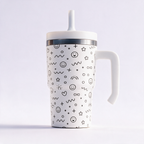 SMILEY FLOWERS 3 Spill Proof Kids CREWCUP 20oz