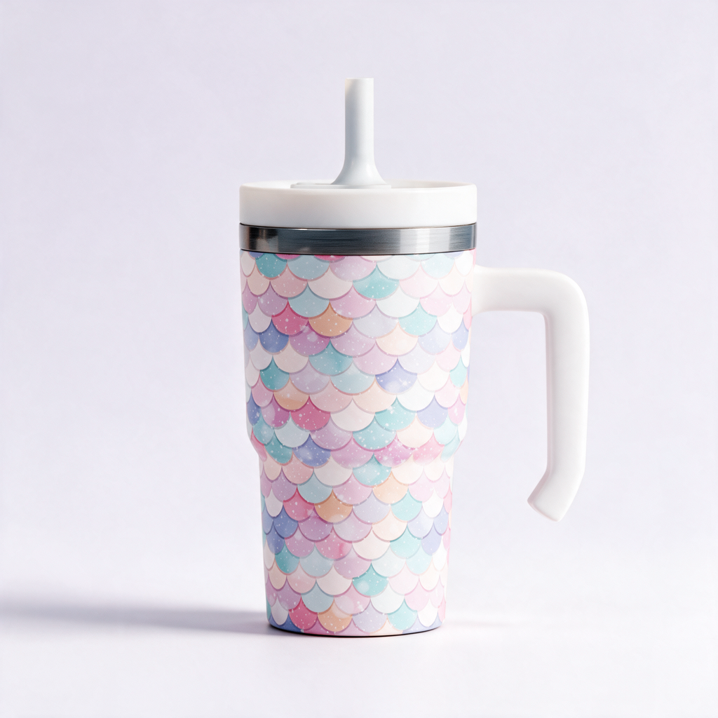 Mermaid Shine Spill Proof Kids CREWCUP 20oz