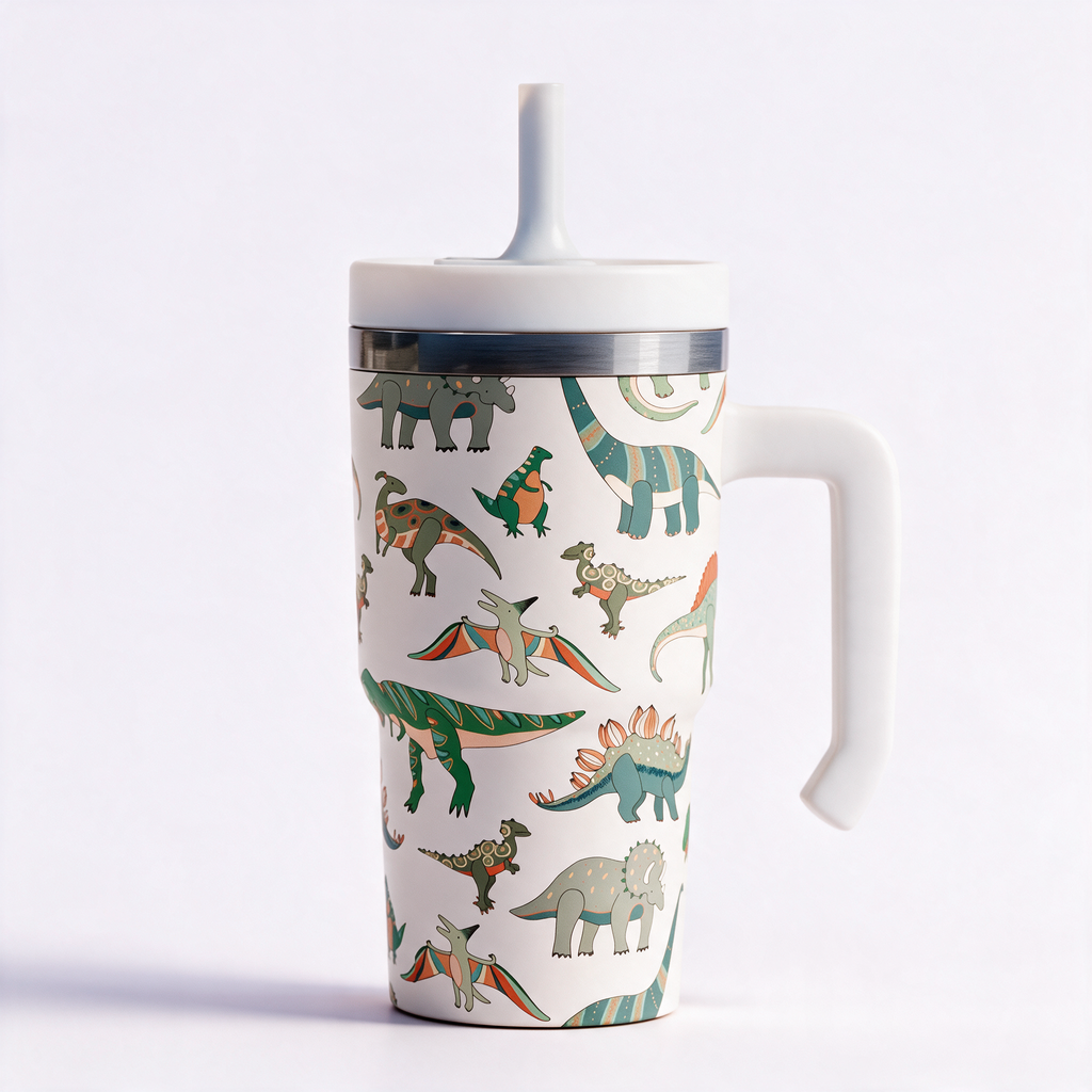 DINOSAURS 1 Spill Proof Kids CREWCUP 20oz