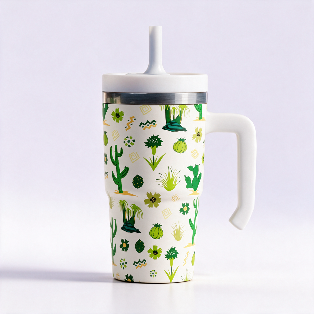 Cactus Desert Spill Proof Kids CREWCUP 20oz