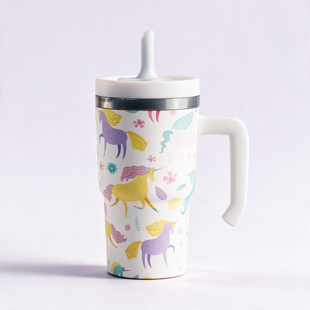 UNICORNS 3 Spill Proof Kids CREWCUP 20oz