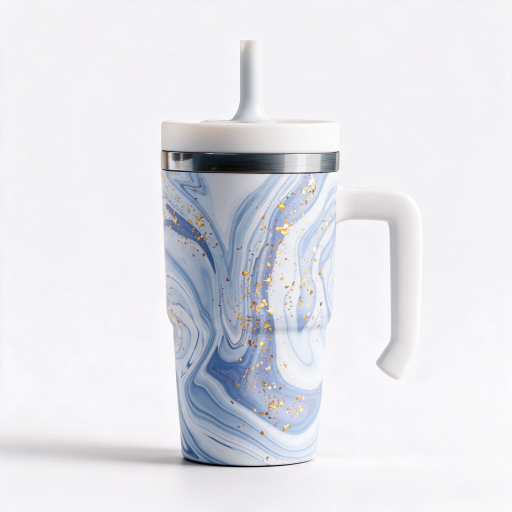 Agate Blue Spill Proof Kids CREWCUP 20oz