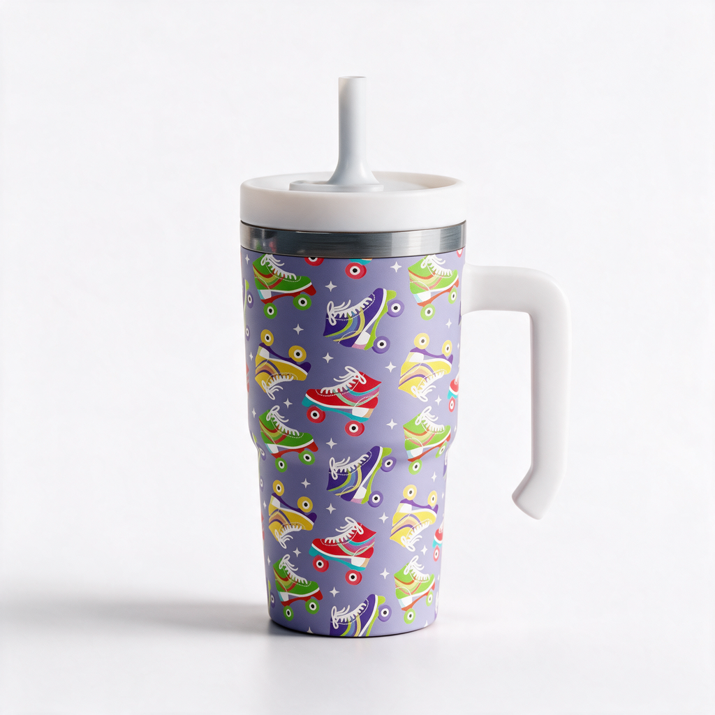 Roller Skating Spill Proof Kids CREWCUP 20oz
