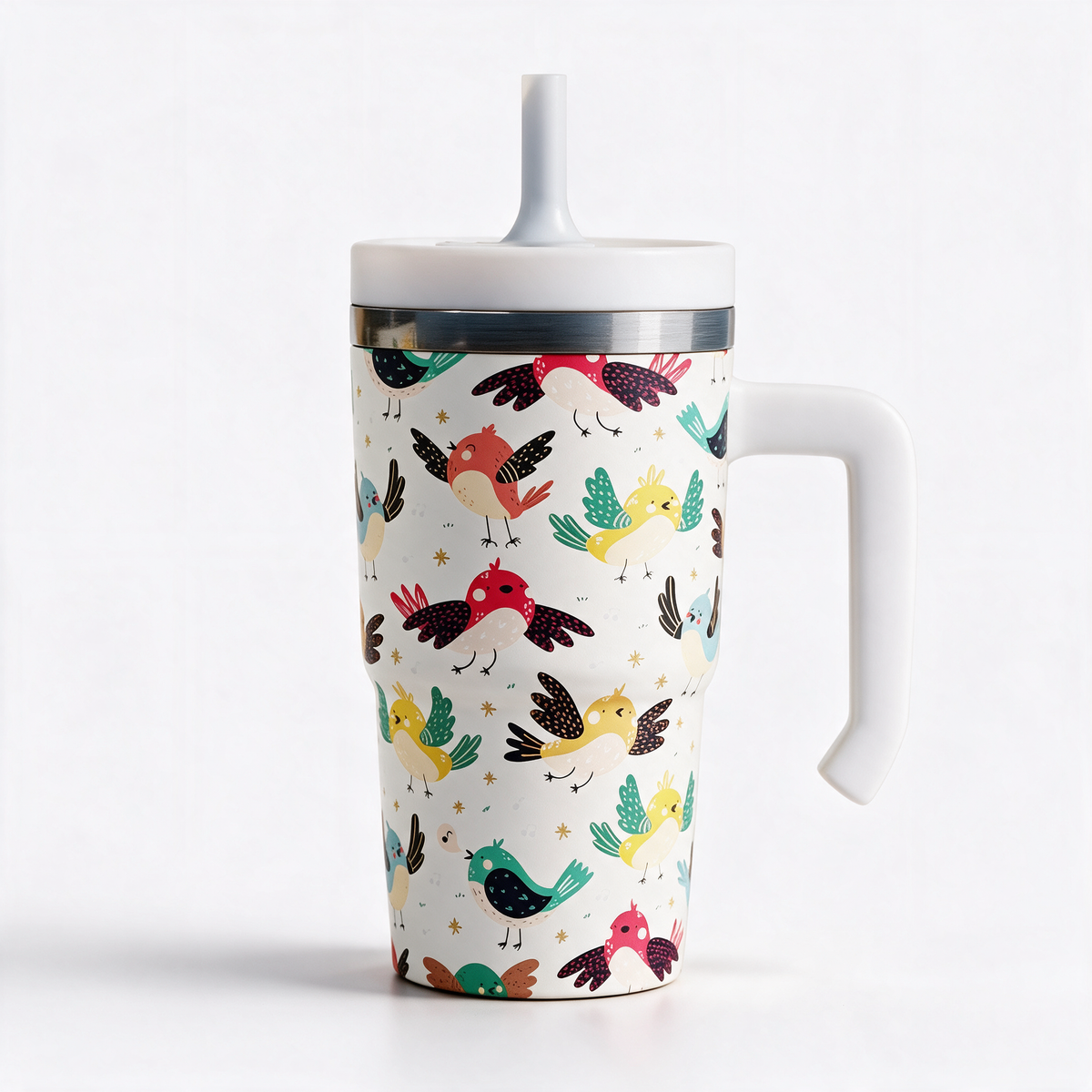 Cute Birds Spill Proof Kids CREWCUP 20oz