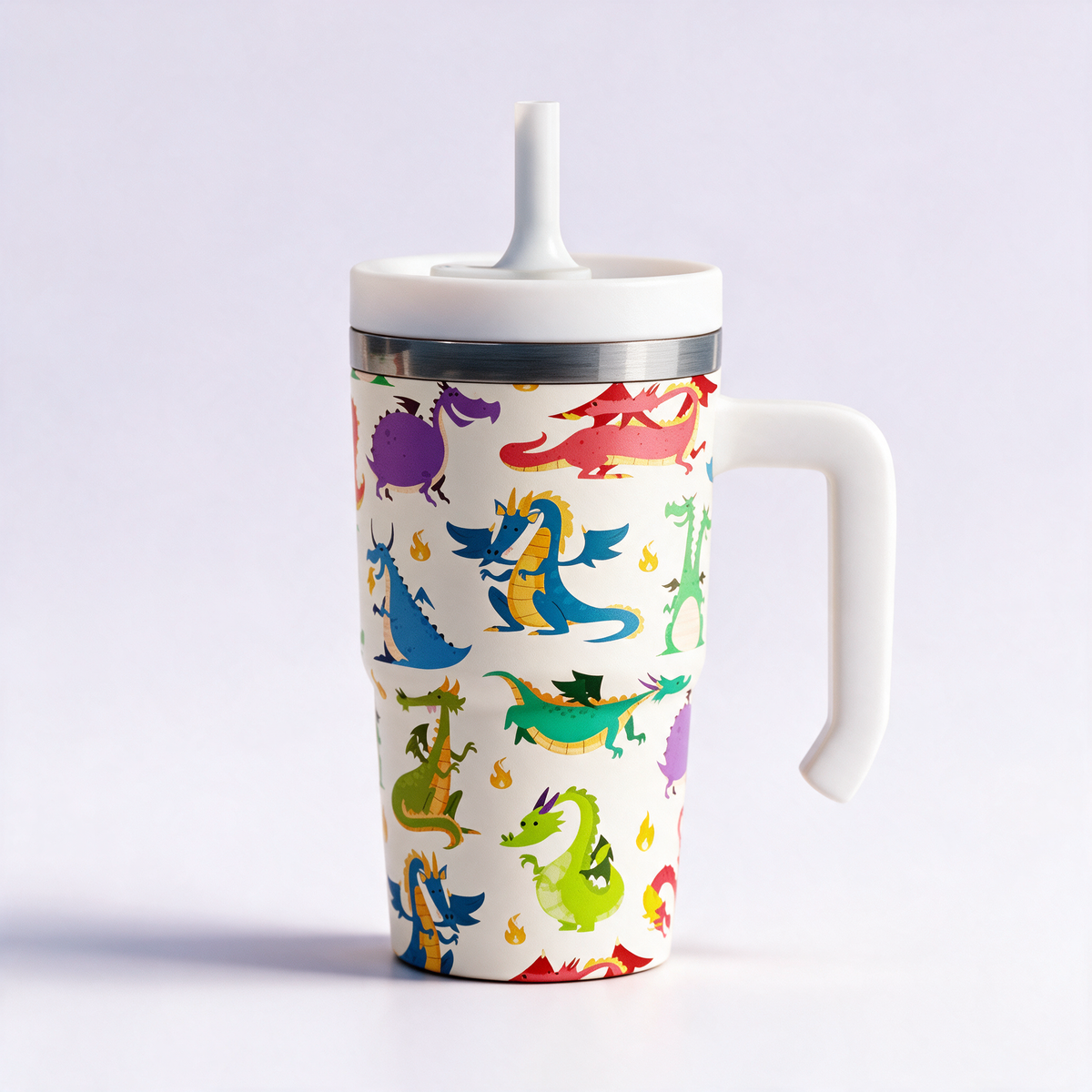 Cute Dragons Spill Proof Kids CREWCUP 20oz
