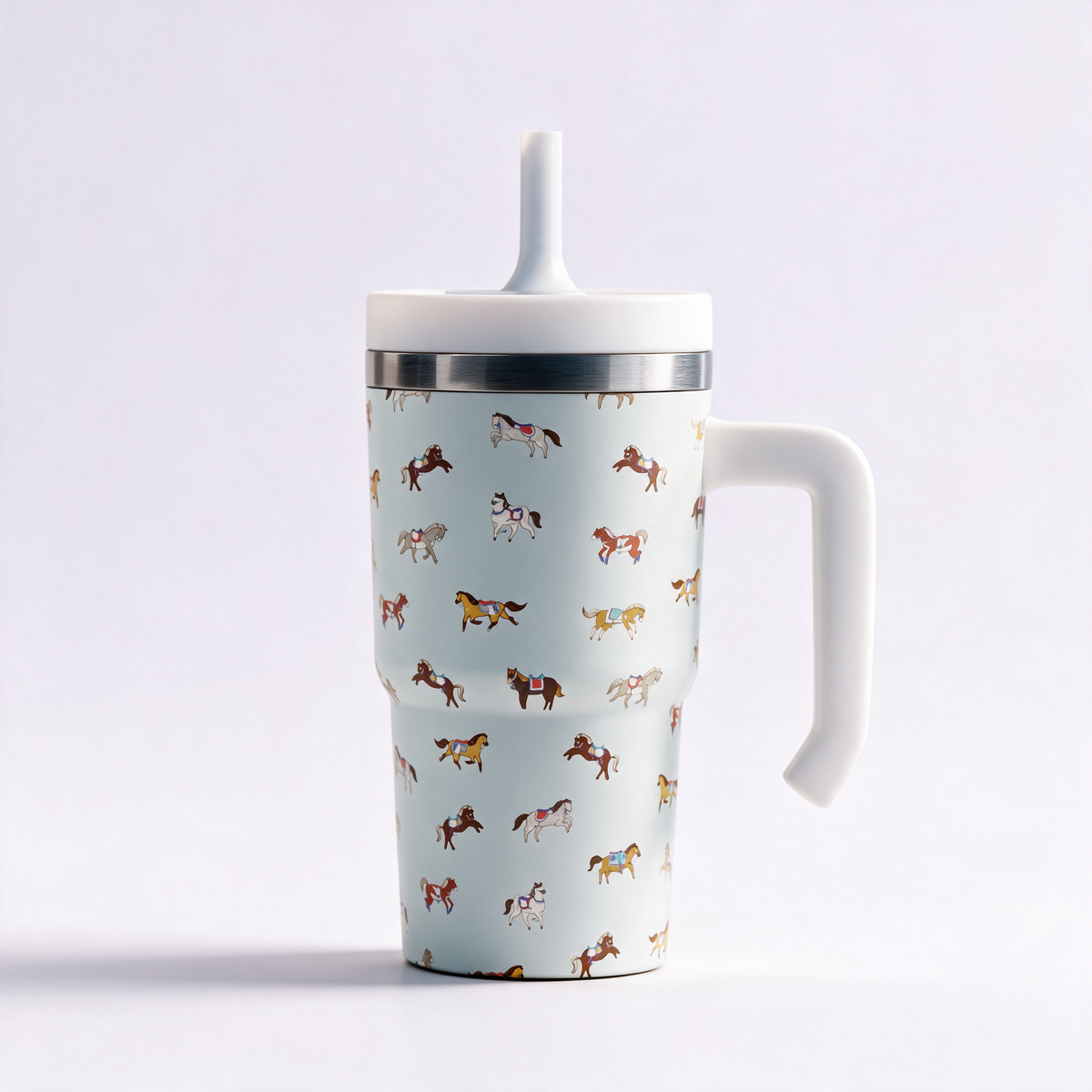 HORSES 2 Spill Proof Kids CREWCUP 20oz